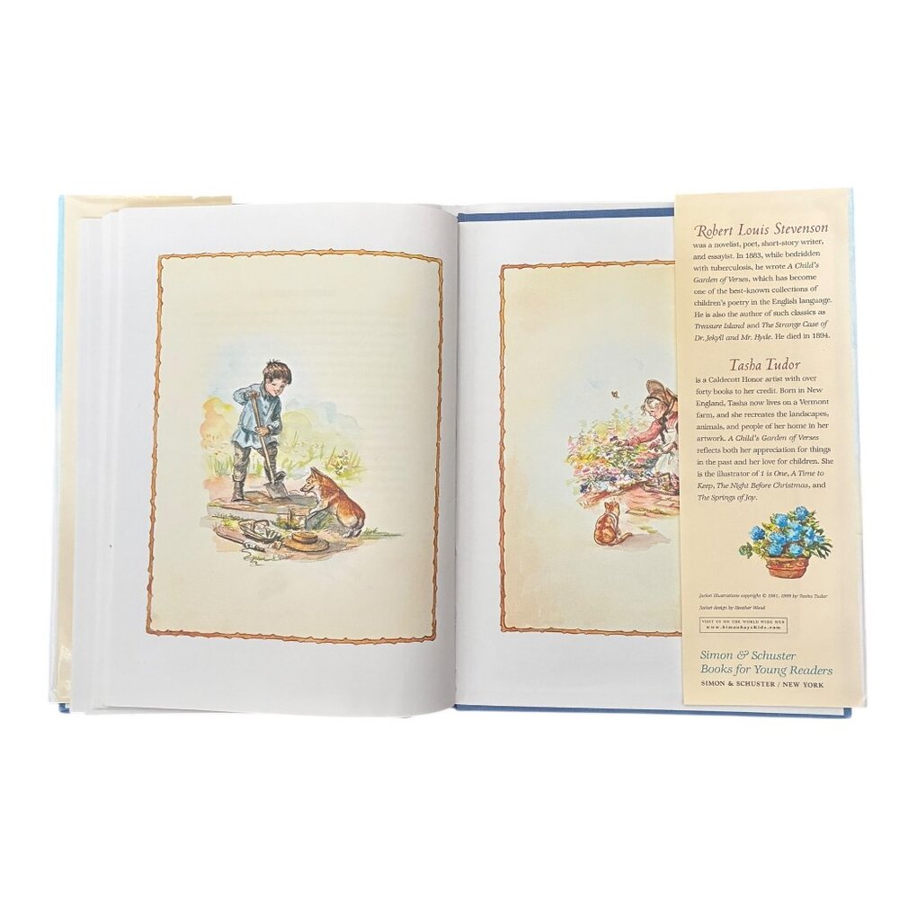A Childs Garden of Verses Book Robert Louis Stevenson - Tasha Tudor 1999 VTG New - Picture 6 of 16